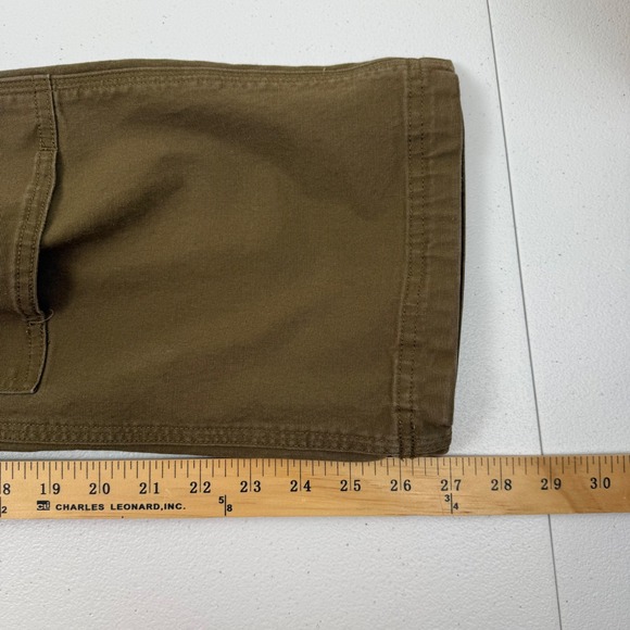 Duluth Trading Co Women Brown Double Knee Utility Work Pants 10x29 Straight Leg - Picture 5 of 10
